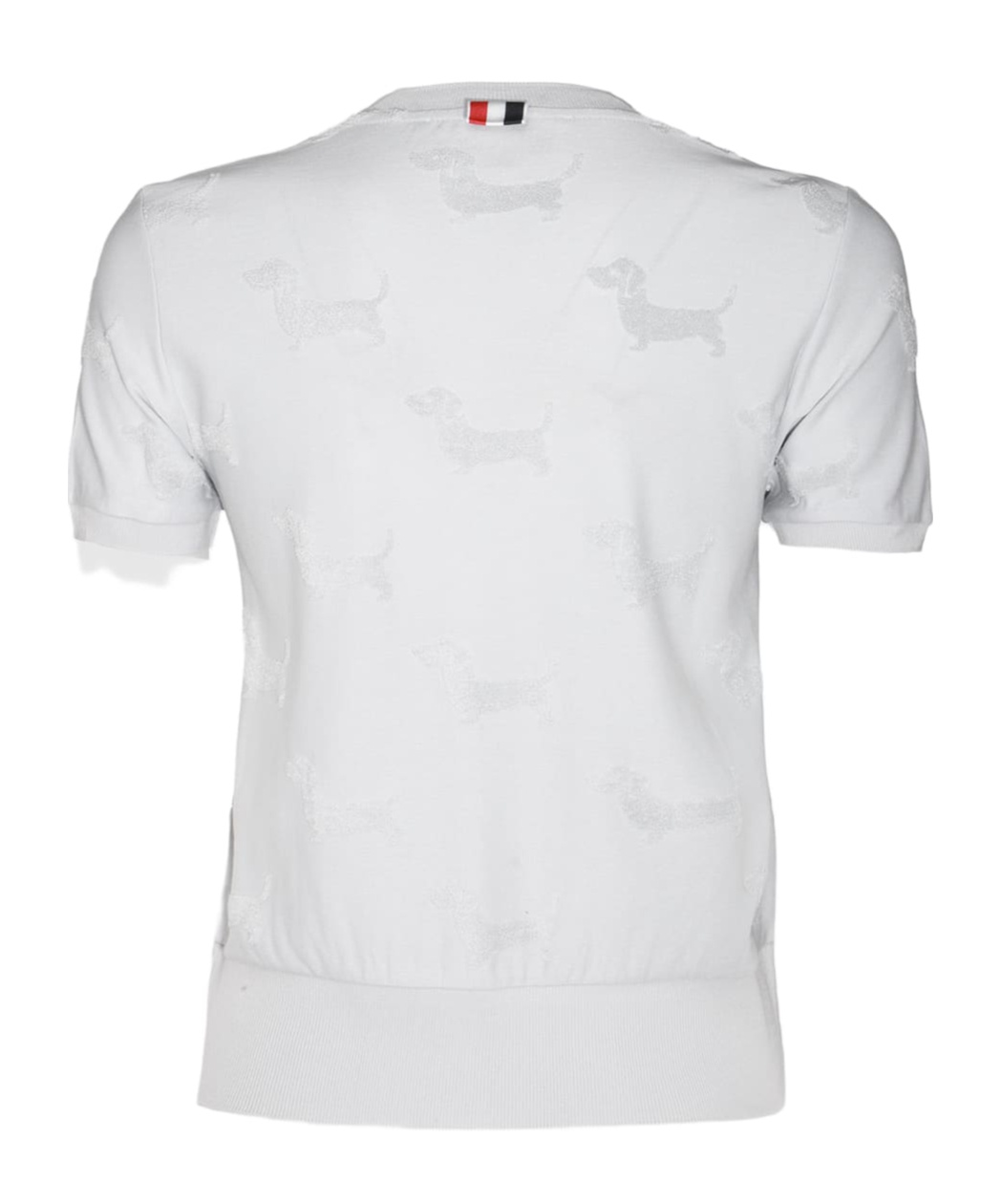 Thom Browne Hector Jacquard-terry T-shirt In White