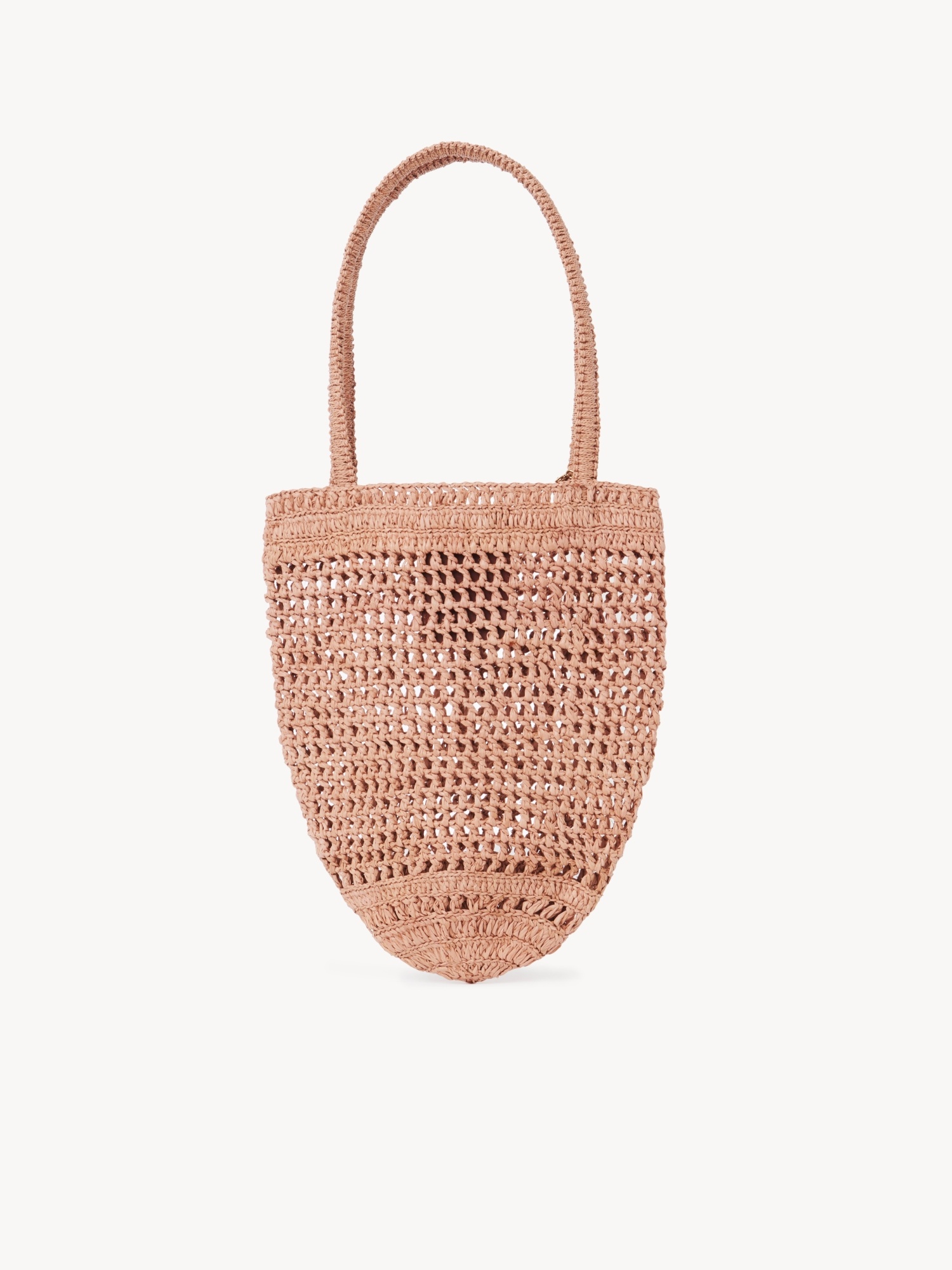 Chloé Small Summer Banana Tote Bag In Raffia