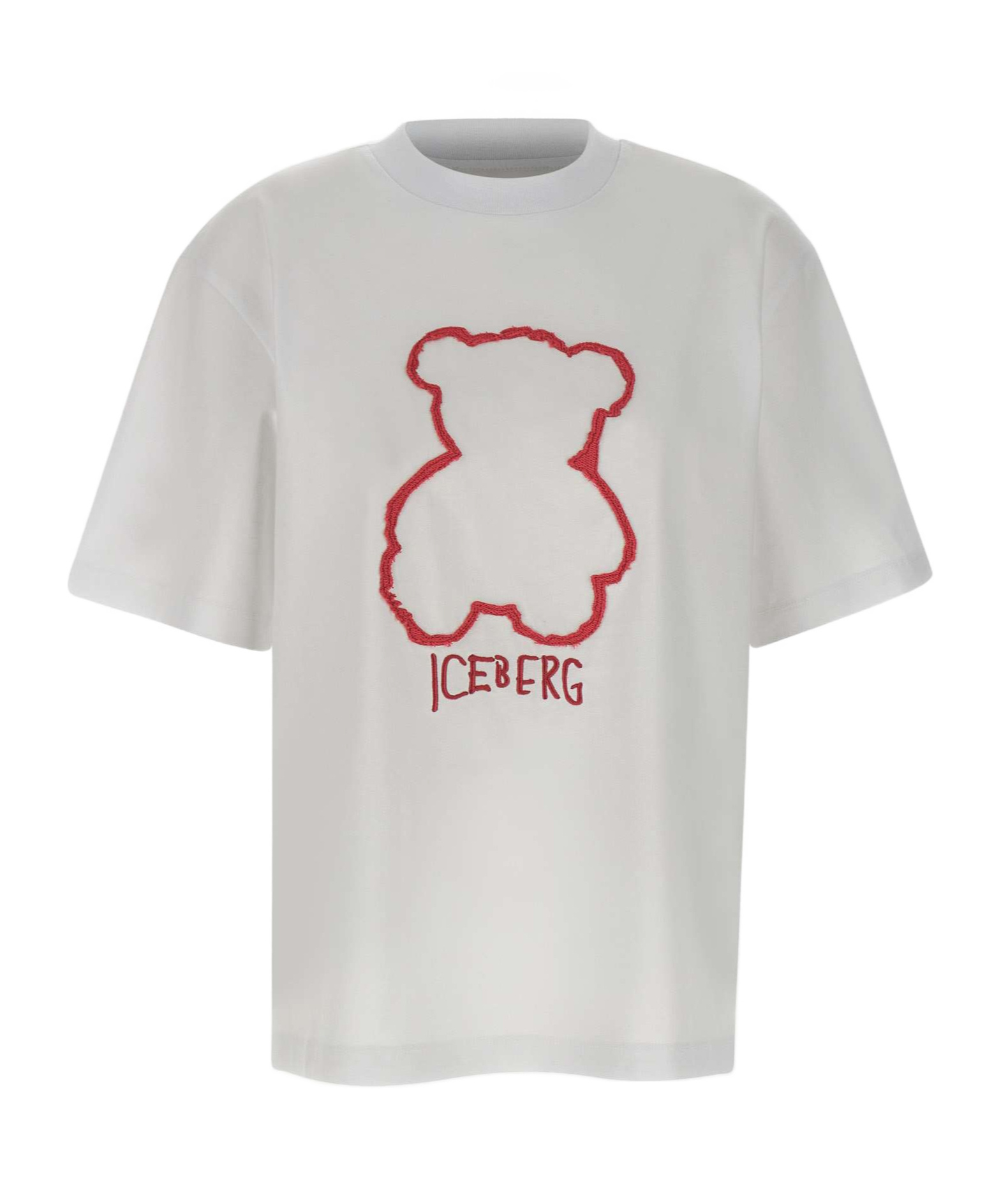 Shop Iceberg Short-sleeved T-shirt In White
