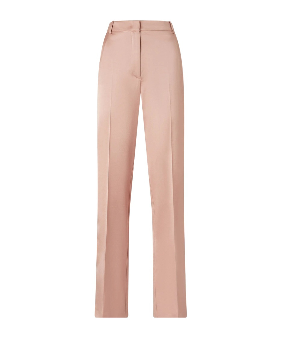 Pinko Elegant Satin Trousers For Ceremonies In Pink