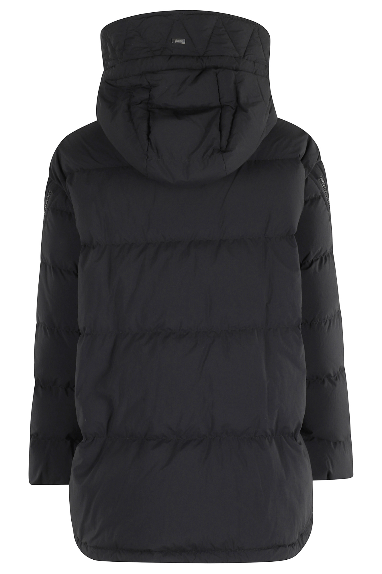 Herno Hooded Down Jacket In Black