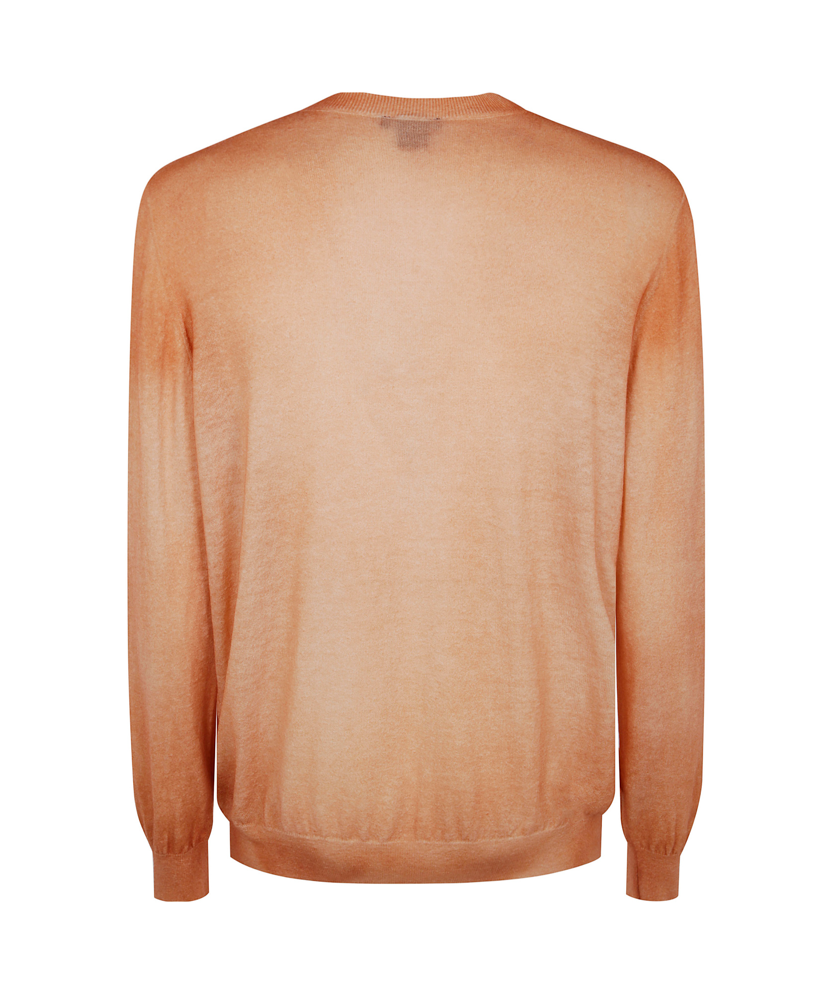 Avant Toi Two Colors Ultralight Cashmere And Wool Round Neck Pullover In Nude