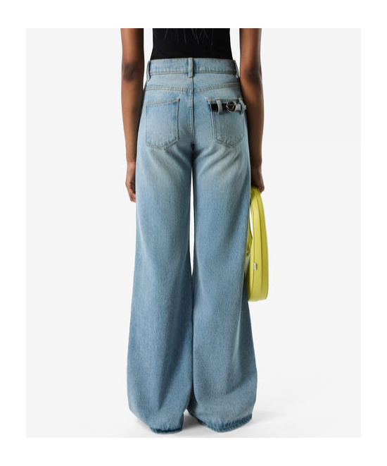 Coperni Belt-loop Jeans In Blue