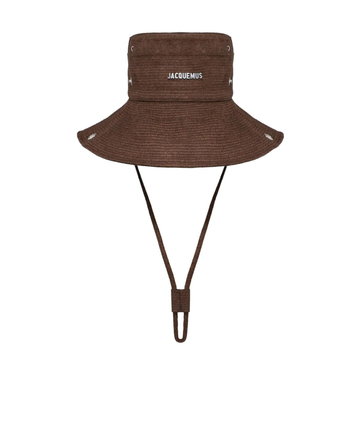 Jacquemus Wide Brim Hat In Brown
