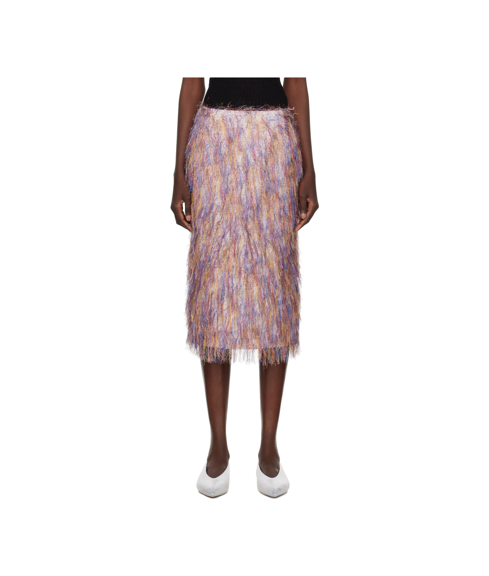 Shop Gabriela Hearst Multicolor Manuela Midi Skirt