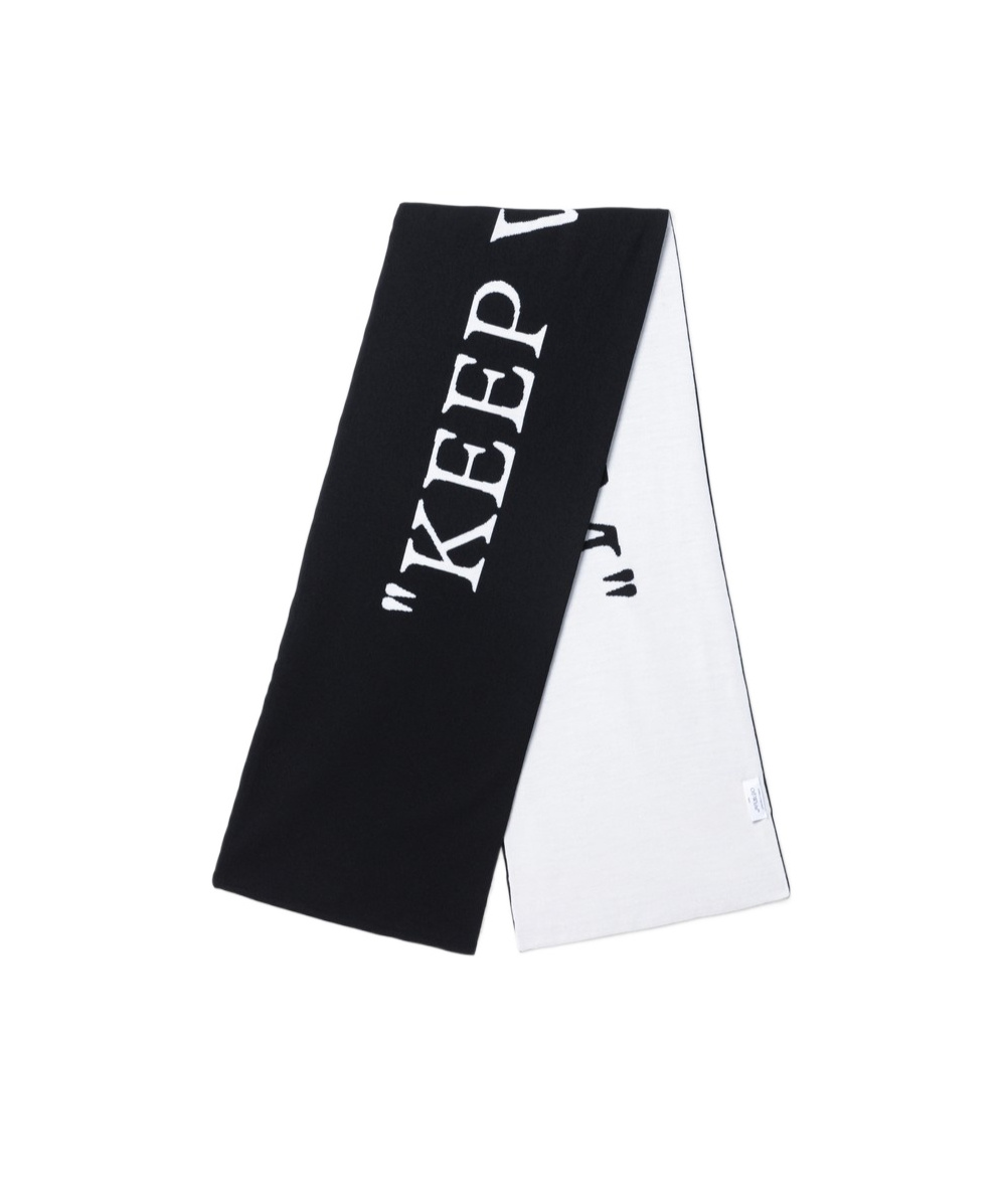 Off-white Keep Warm Scarf In Black