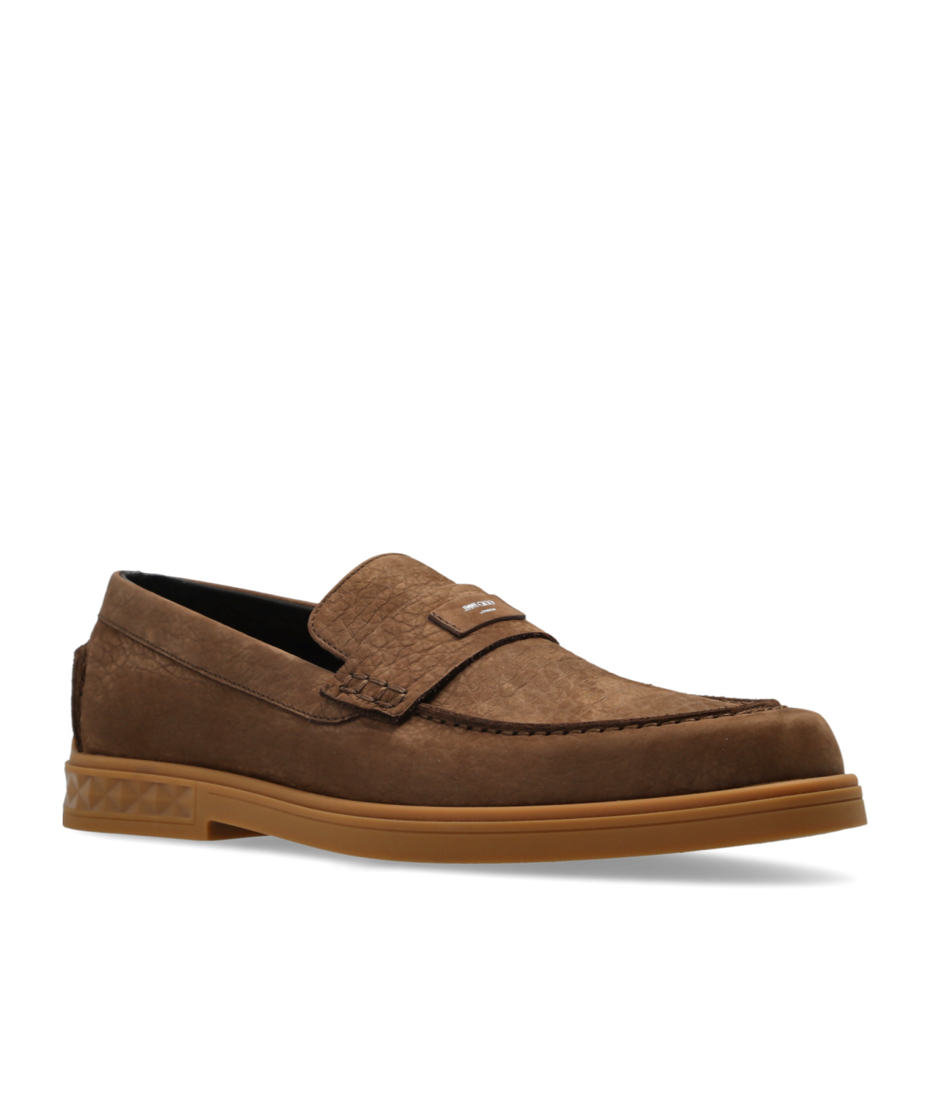 Jimmy Choo Josh Loafers In Brown