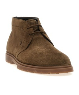 Tod's Dark Brown Ibrido Estivo Ankle Boots In Green