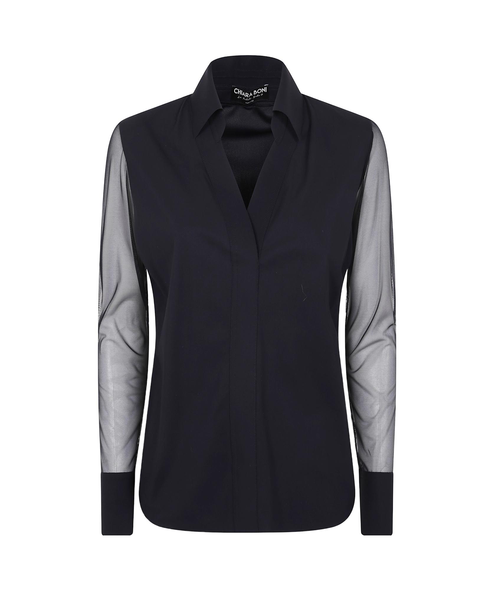 Chiara Boni La Petite Robe Kai Illusion Top In Black