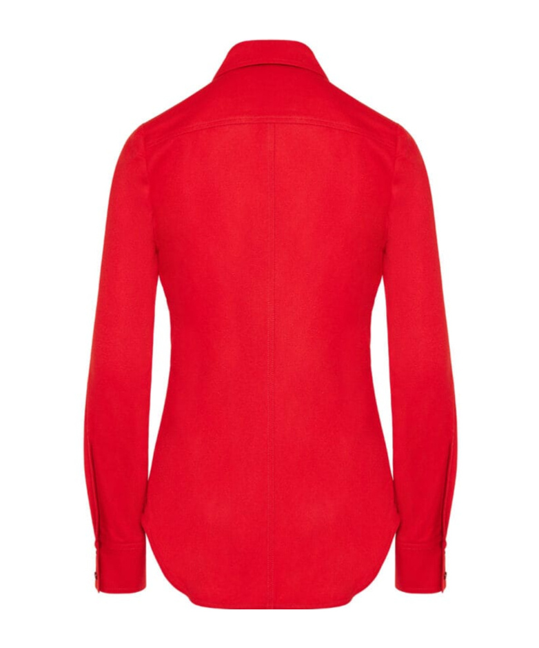 Stella Mccartney Long-sleeved Shirt In Red