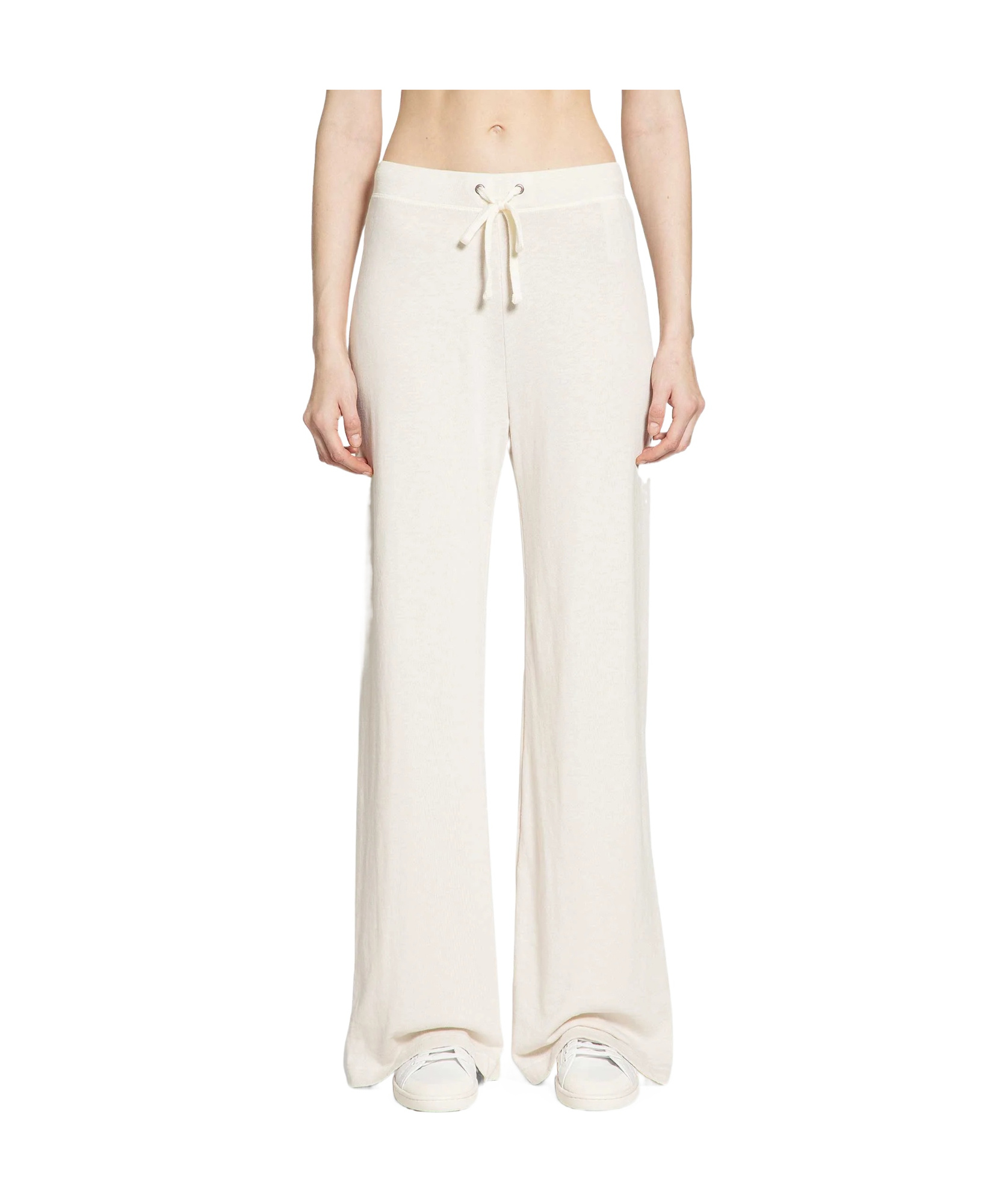 James Perse Wide-leg Sweatpants In White
