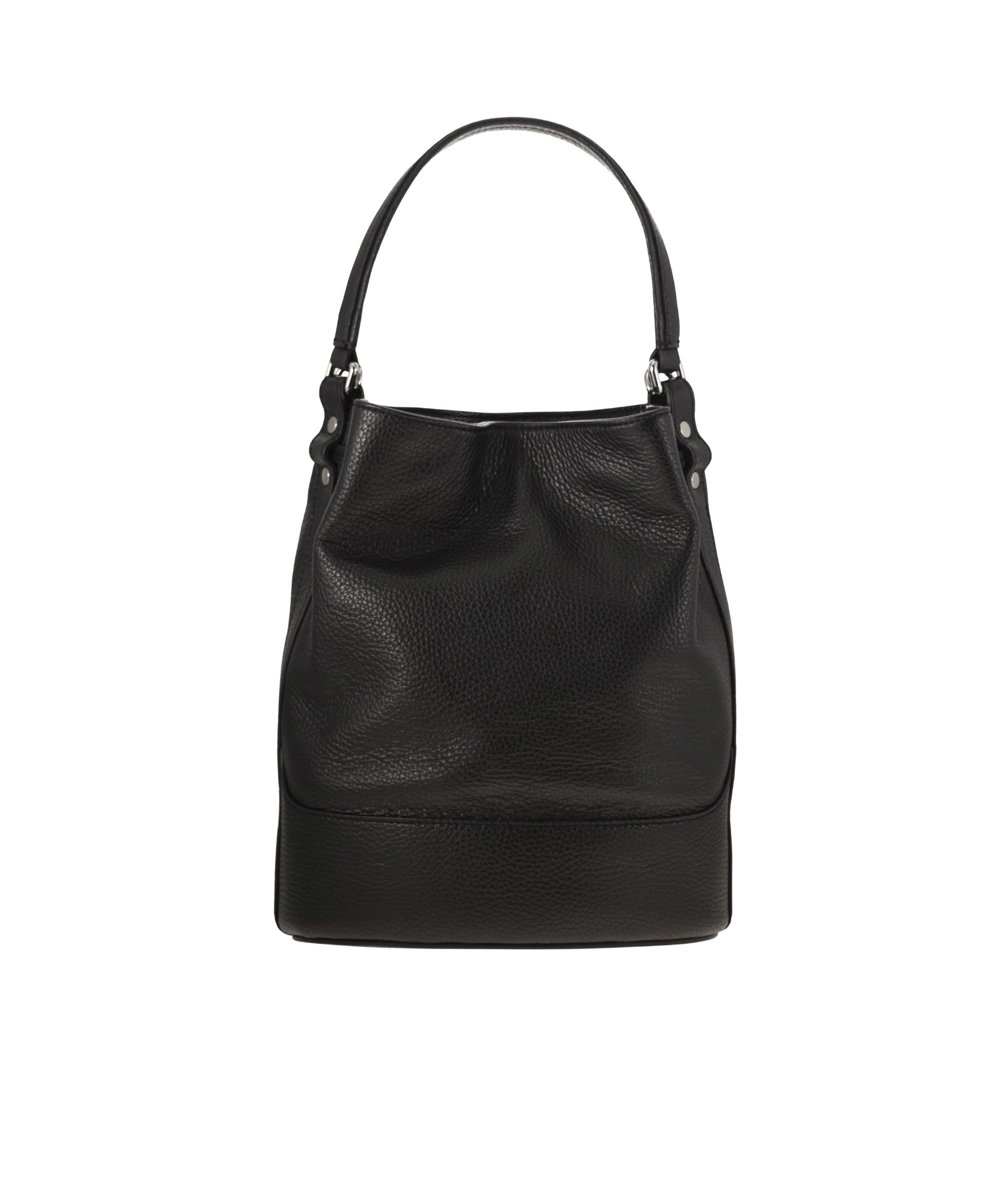 Zanellato Handle Shoulder Bag In Black