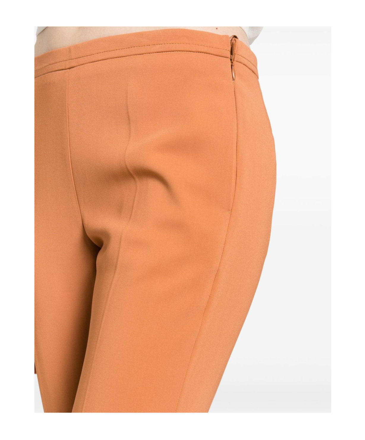 Shop Forte Forte Pressed-crease Tailored Trousers