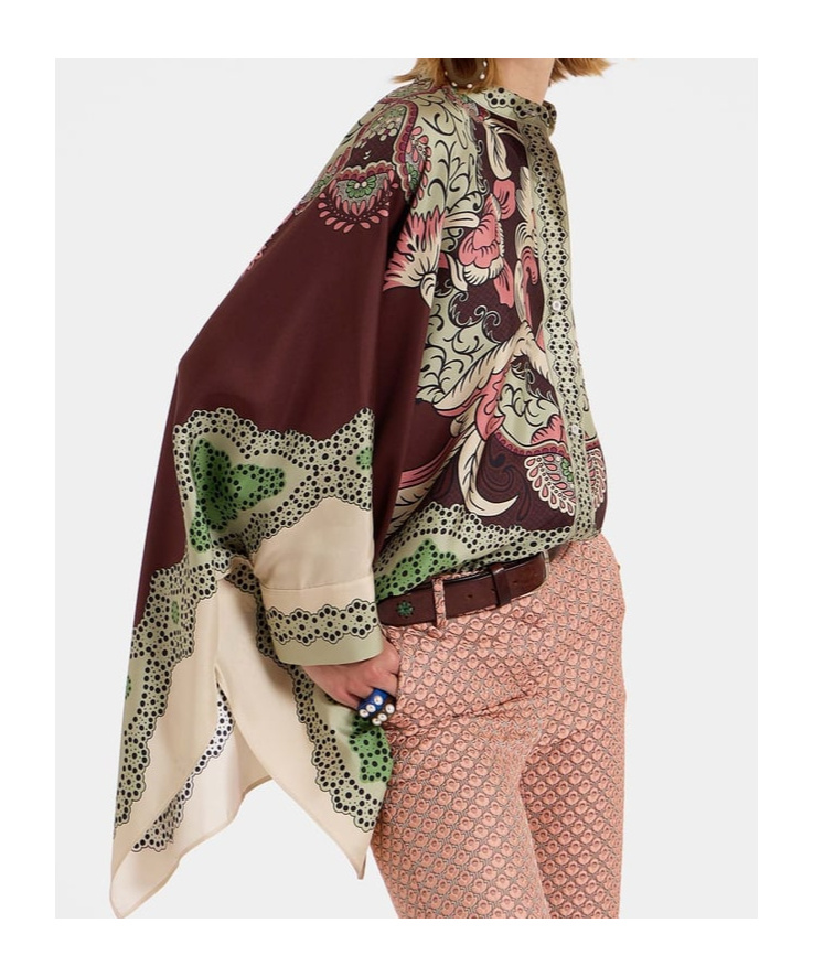 La Doublej Foulard Shirt In Nude