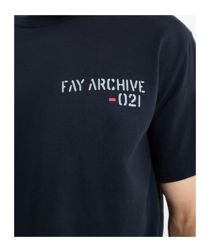 Fay Short-sleeved T-shirt In Black