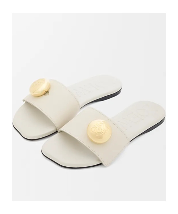 Loewe Pebble Slide In Soft Calfskin