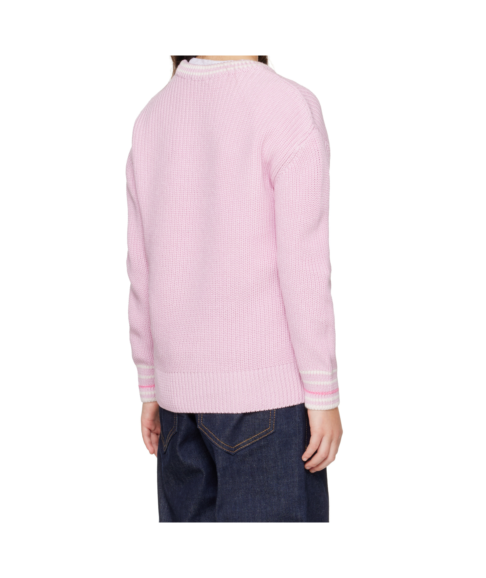 Marni Logo Sweater In Pink