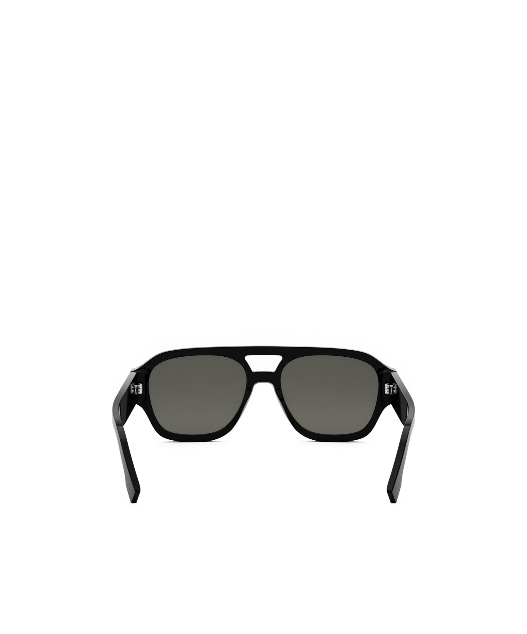 Fendi The Graphy 55mm Geometric Sunglasses In Gray