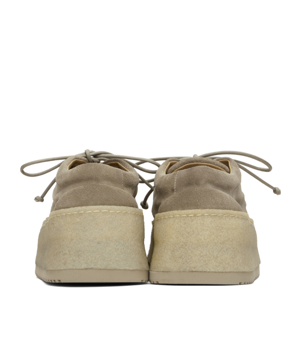 Marsèll Low-cut Casual Shoes With Lace Front In Nude