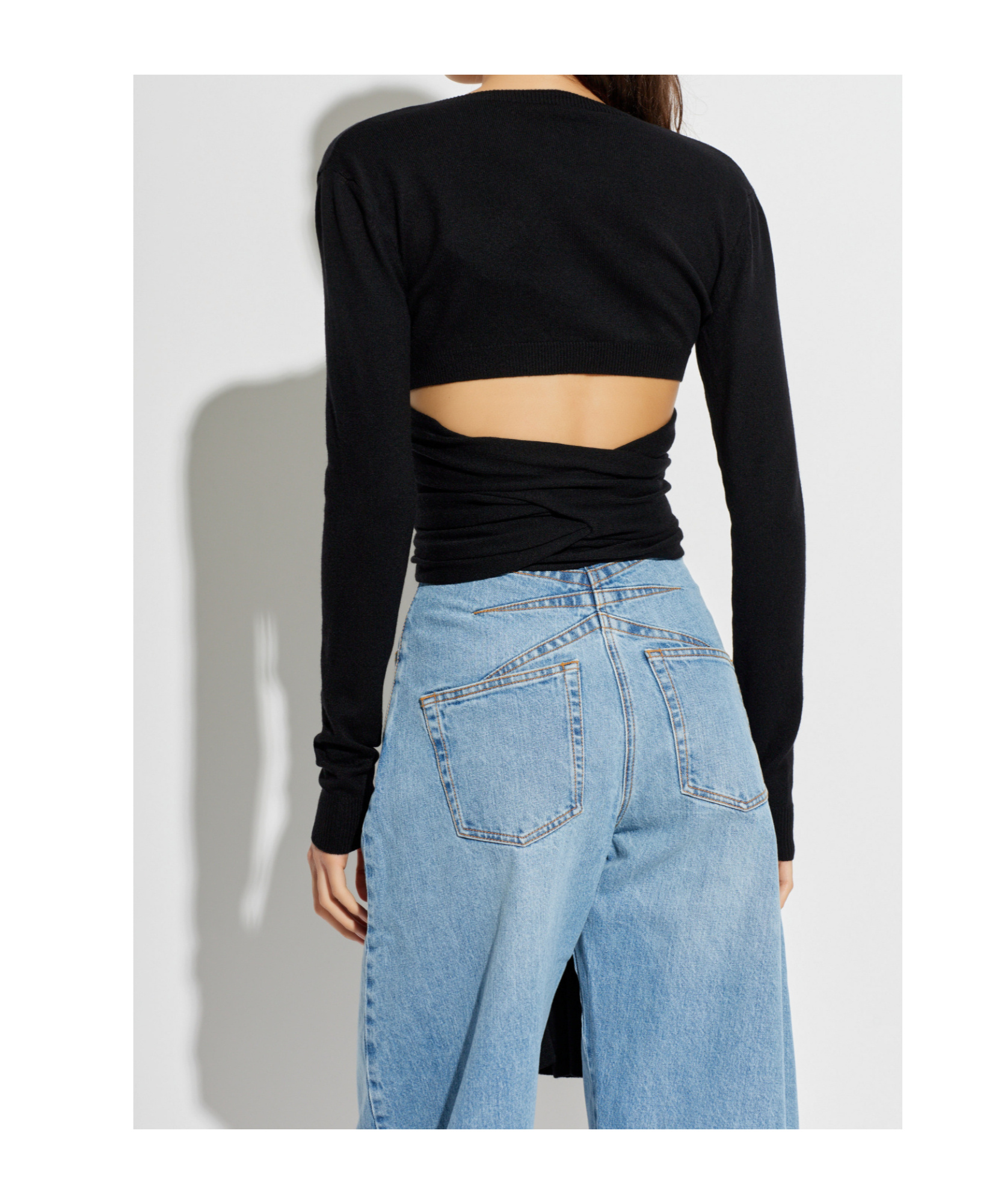 Alaïa Lace-trimmed Cardigan In Black