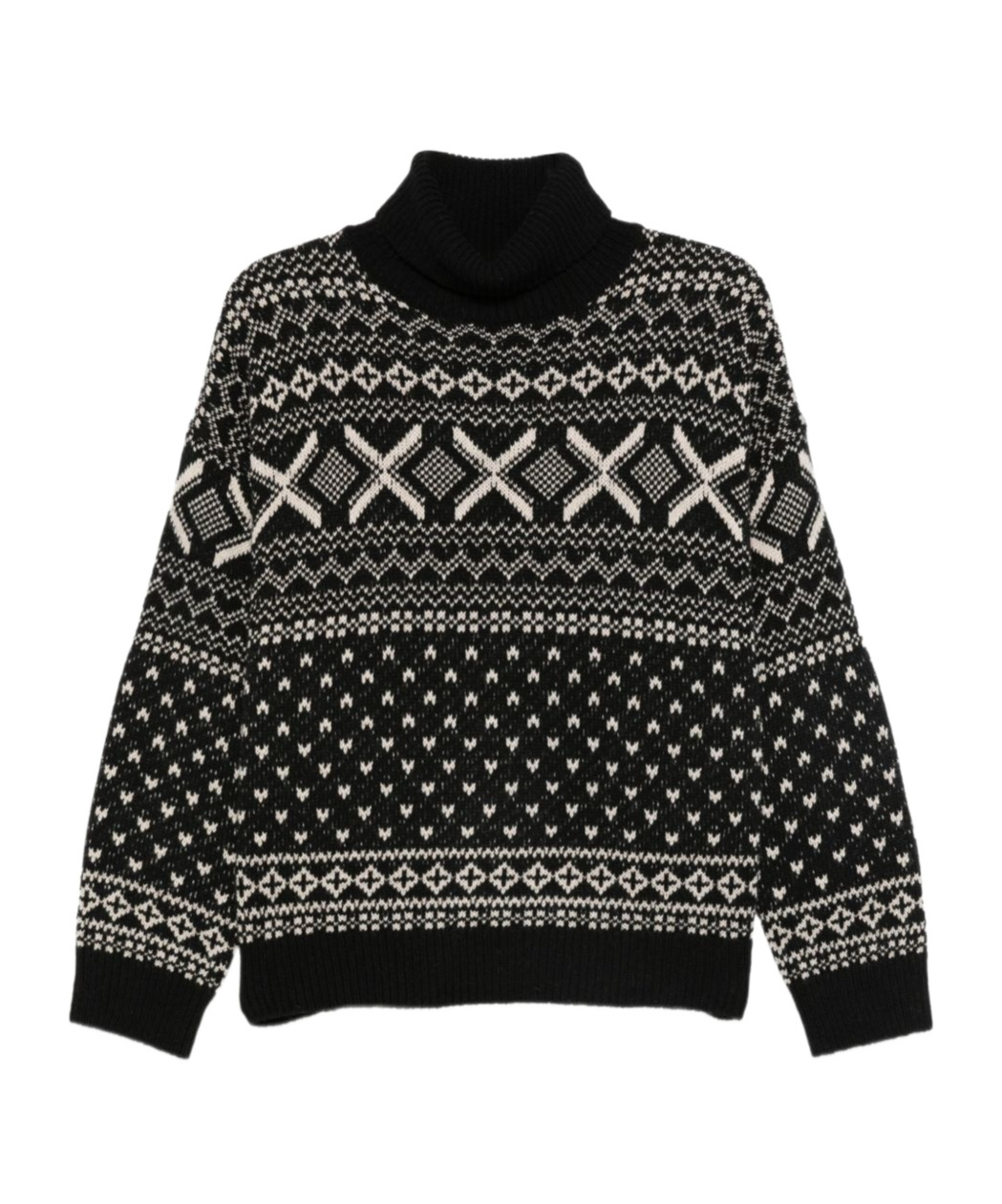 Semicouture Mirko Turtleneck Sweater In Black