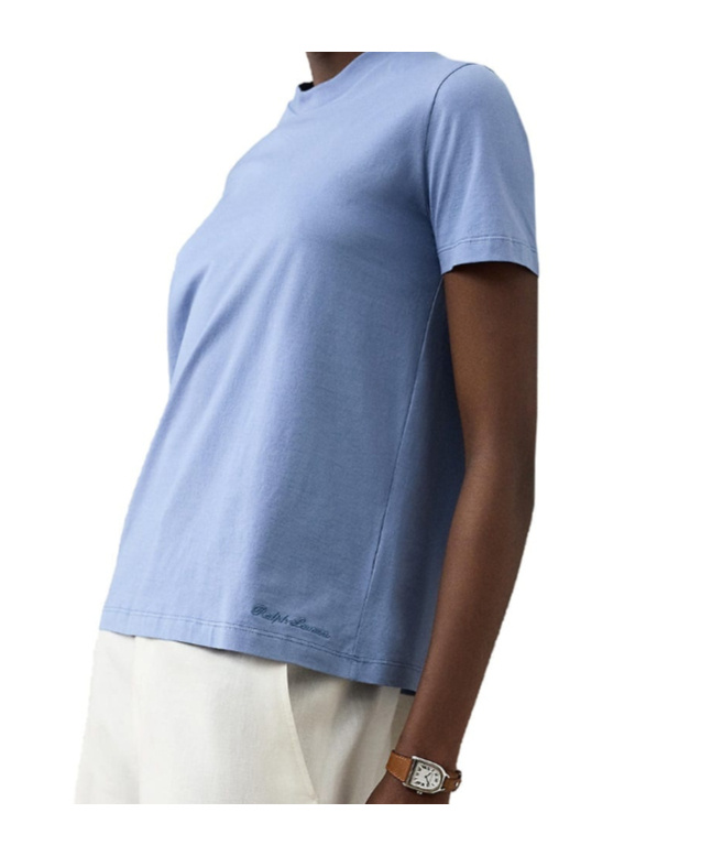 Ralph Lauren Crew-neck Short-sleeve T-shirt In Blue