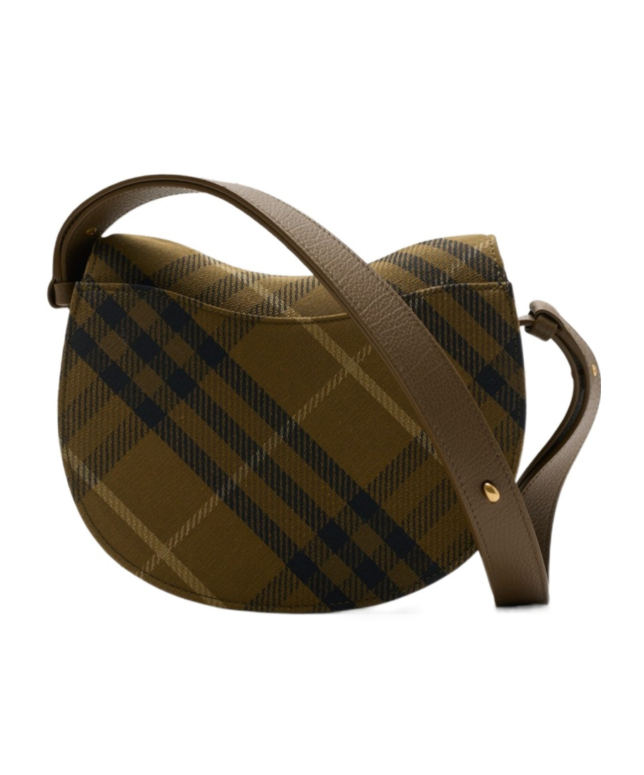 Burberry Brown And Black Rocking Horse Shoulder Bab In Brown