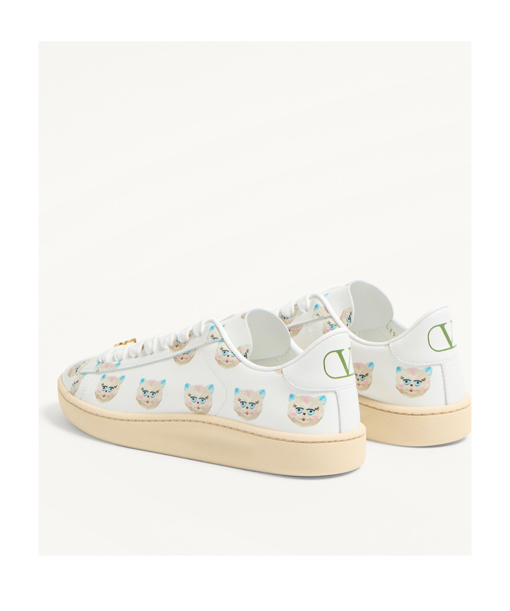 Valentino Royco Le Chat De La Maison Sneakers In White