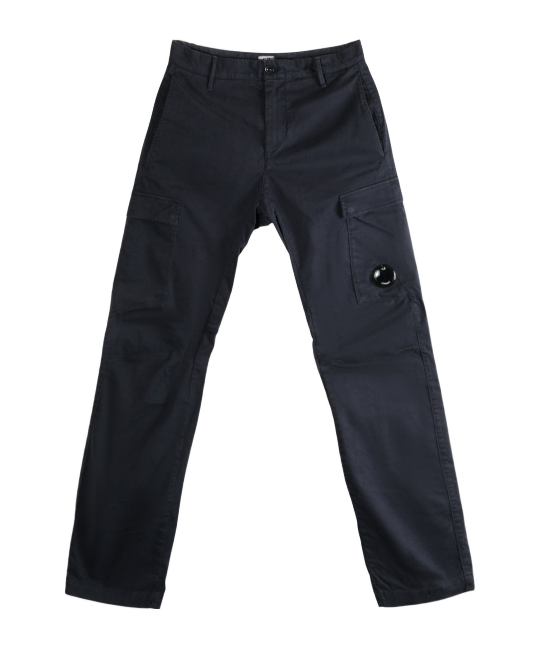 C.p. Company Cargo Pocket Trousers In Blue