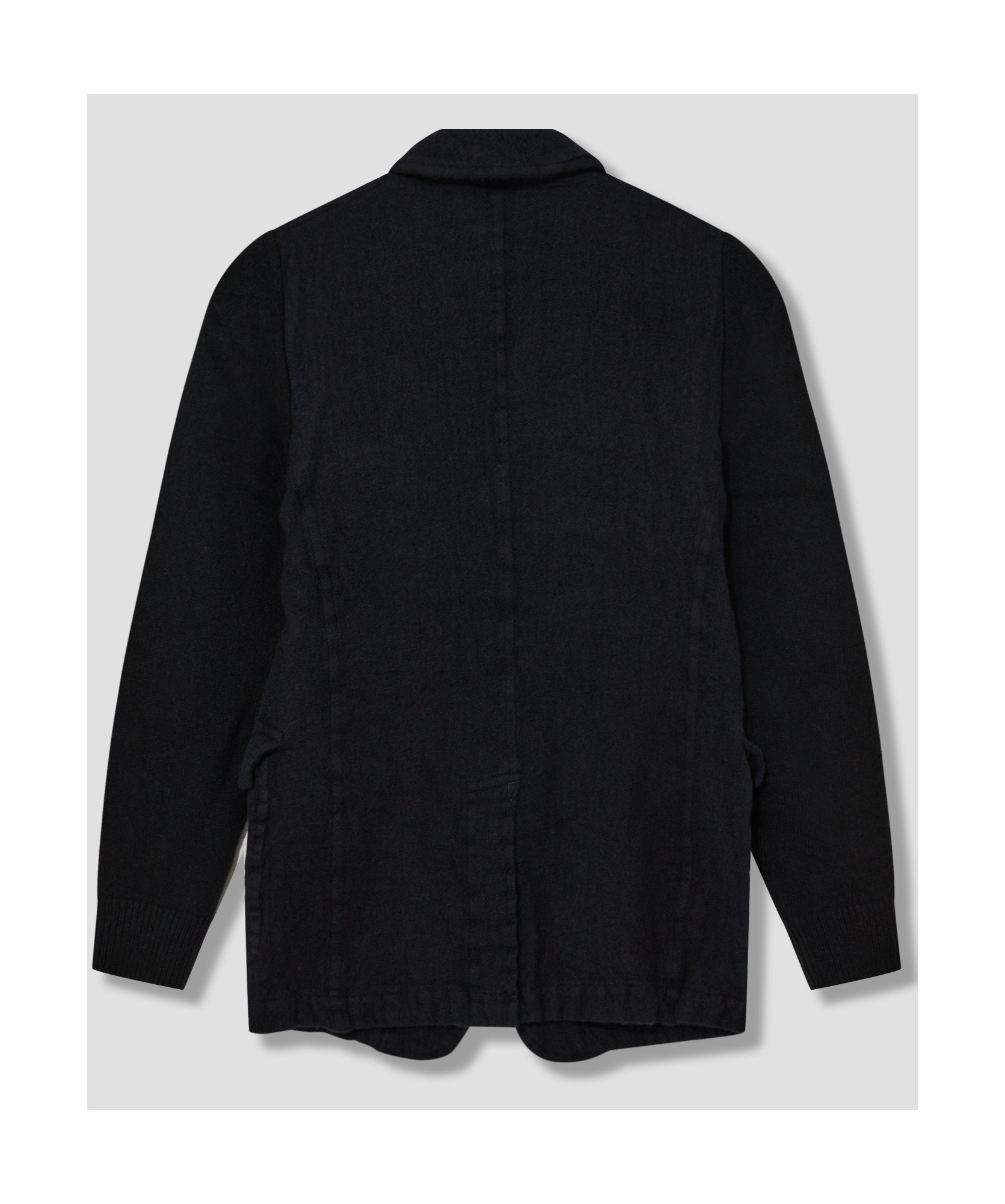 Comme Des Garçons Long-sleeved Casual Jacket In Black