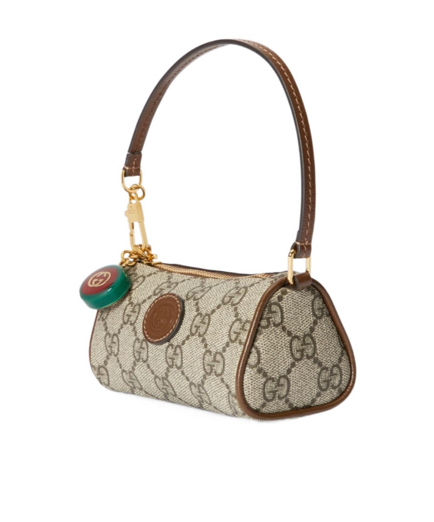 Gucci Logo Mini Handbag In Nude