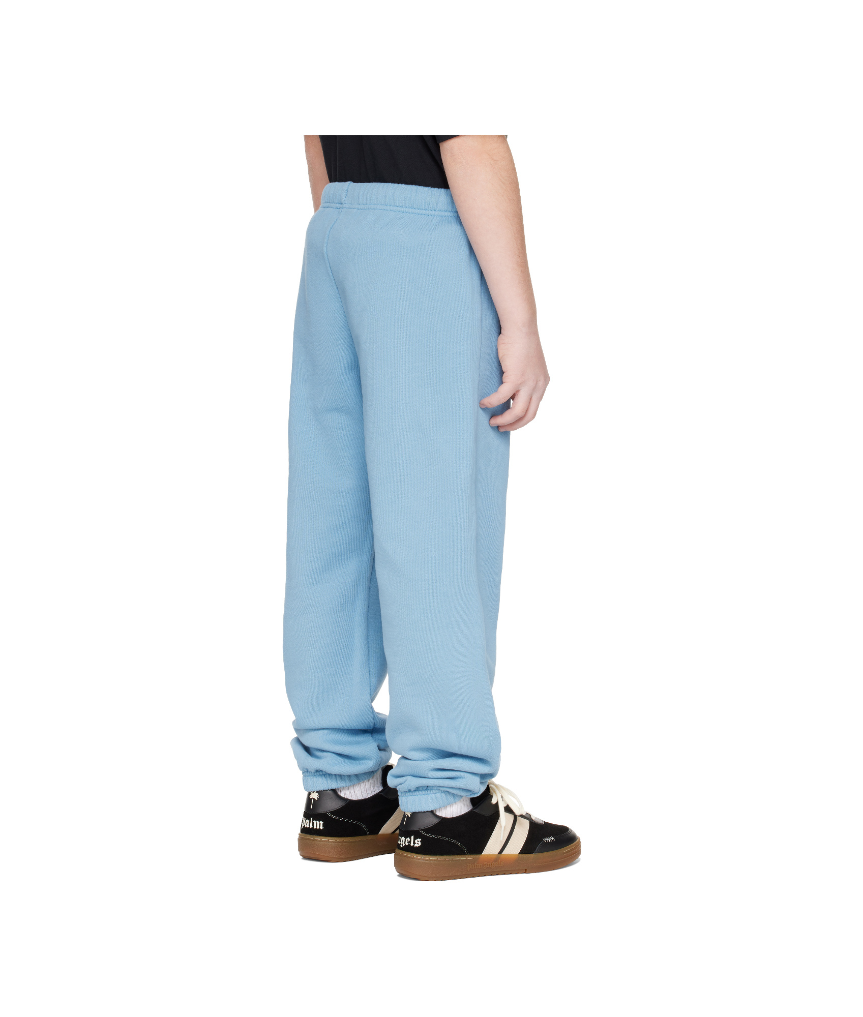 Palm Angels Elastic Waist Sweatpants In Blue