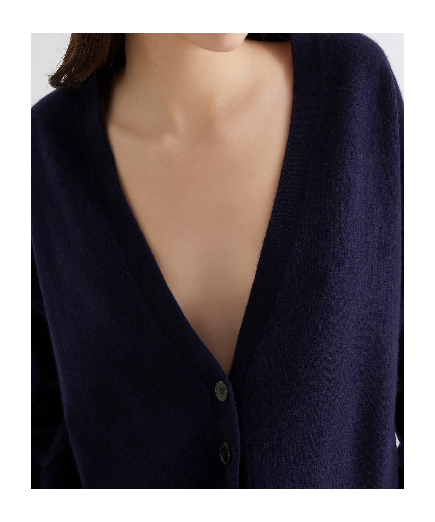 Marella Cashmere-blend Cardigan - Navy In Blue