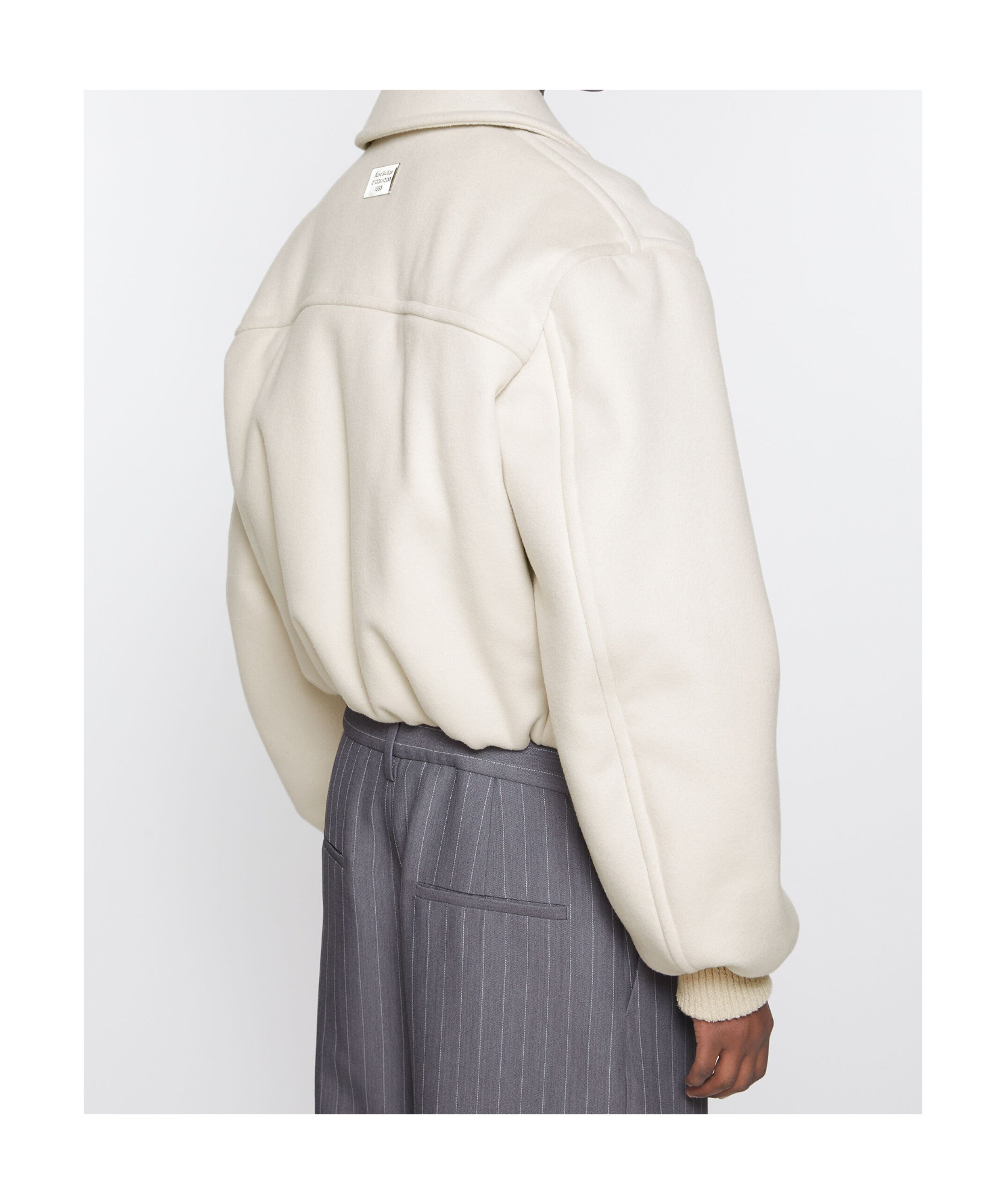 Acne Studios Bomber Jacket In White