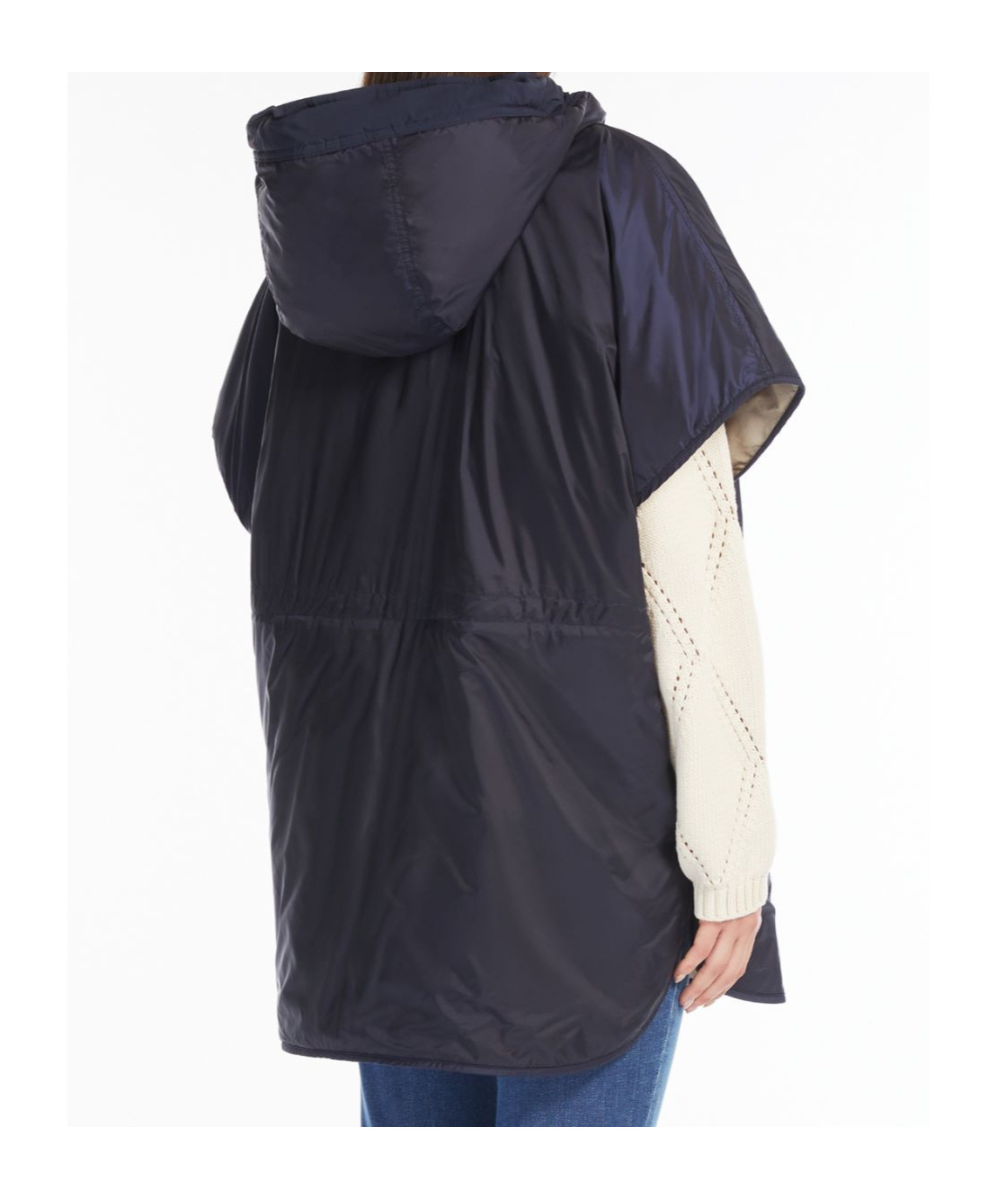 Weekend Max Mara Double-sided Cloak In Black