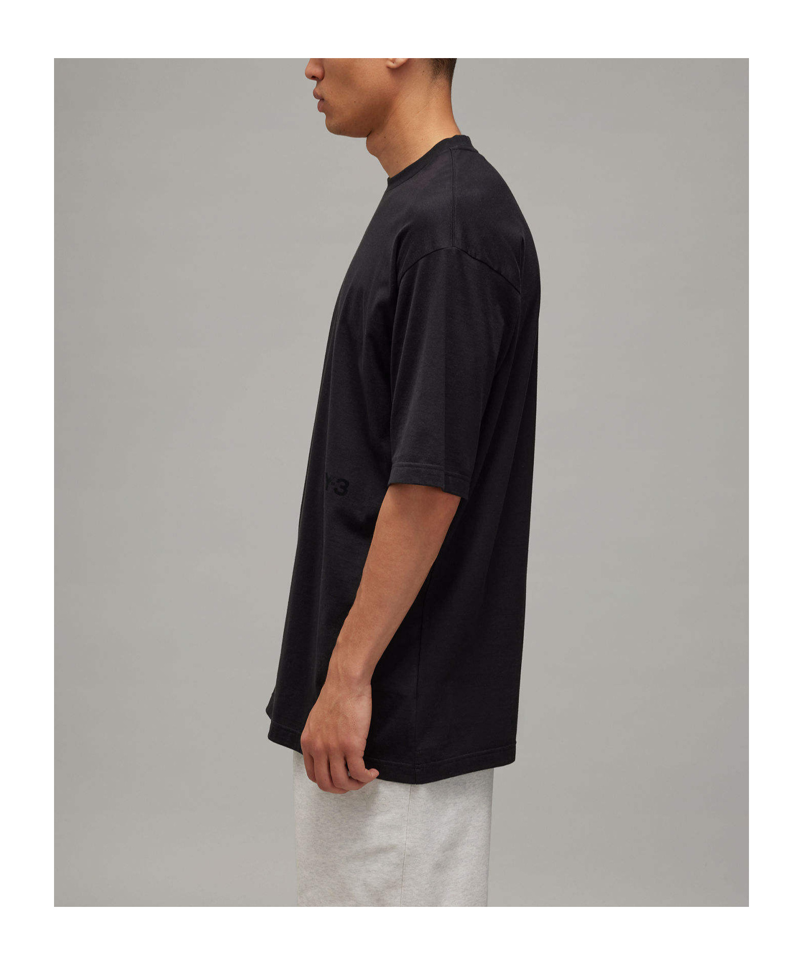 Y-3 M Wo Ss Tee In Black