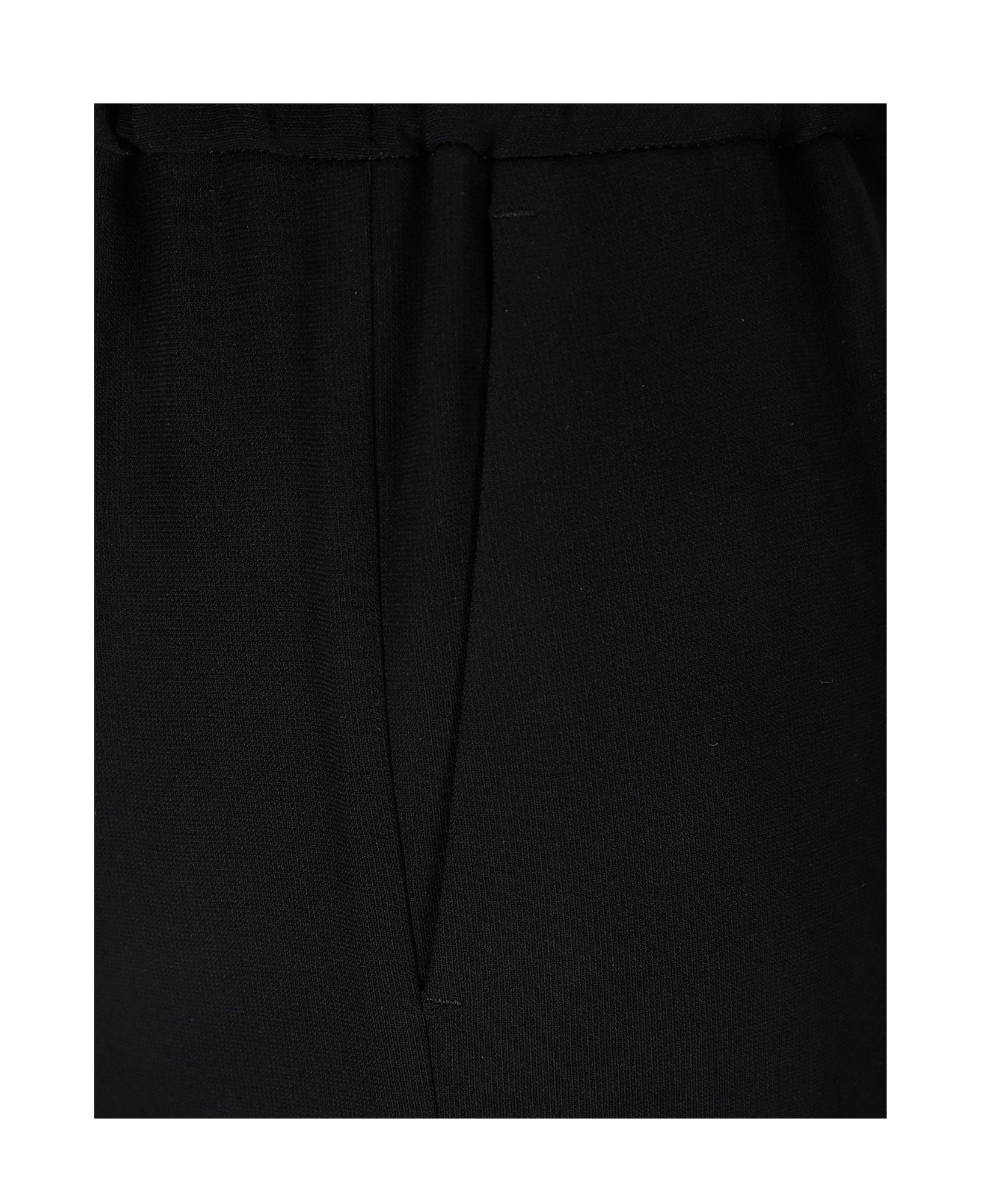 Alberto Biani Pantalone Elastico Spacco Gabardine In Black