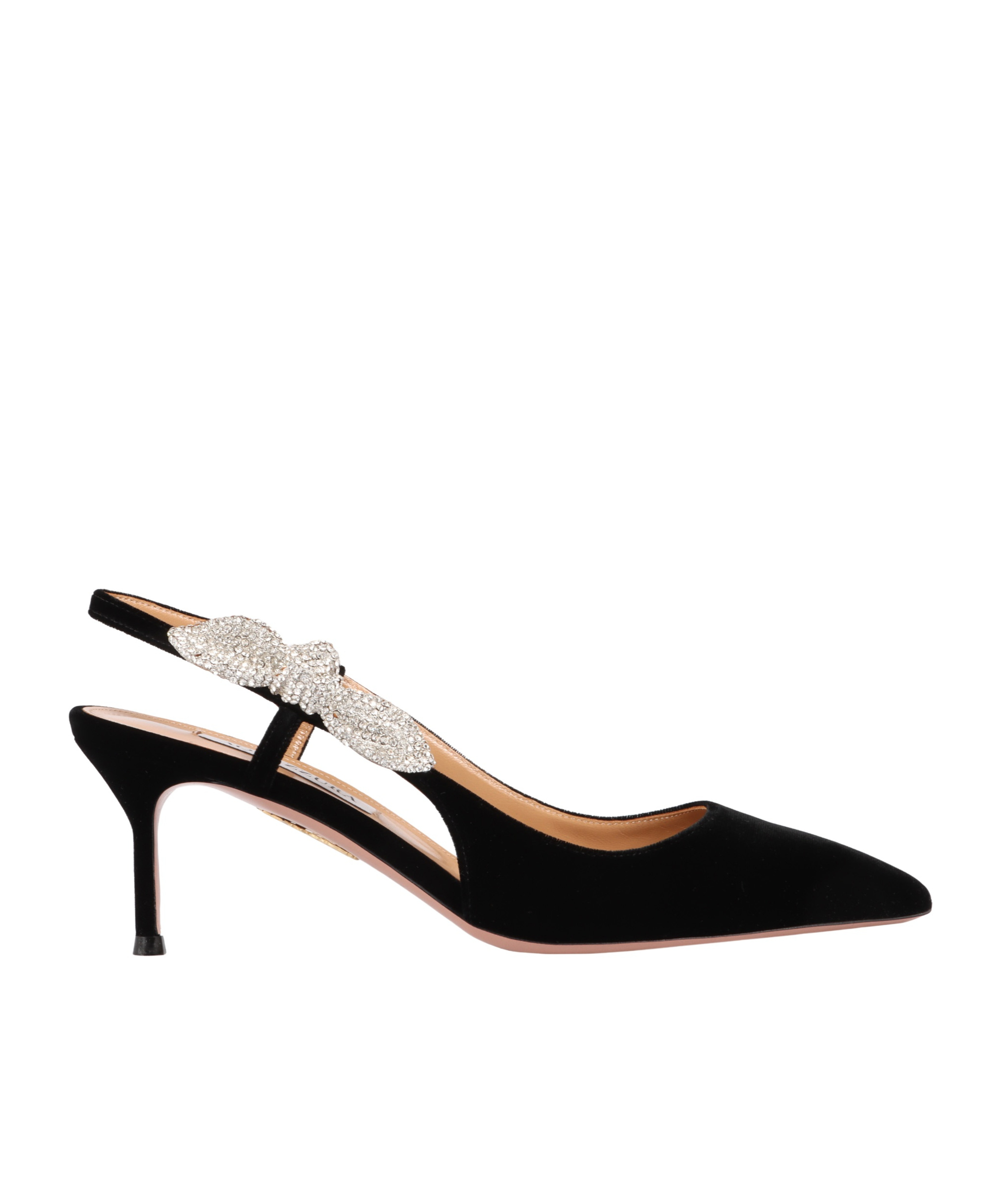 Aquazzura 65mm Very Bow Tie Pumps In Black
