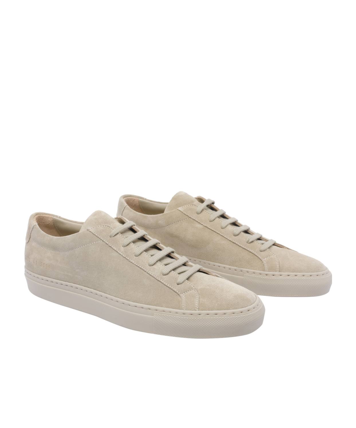 Common Projects Achilles Suede Sneakers In Nude
