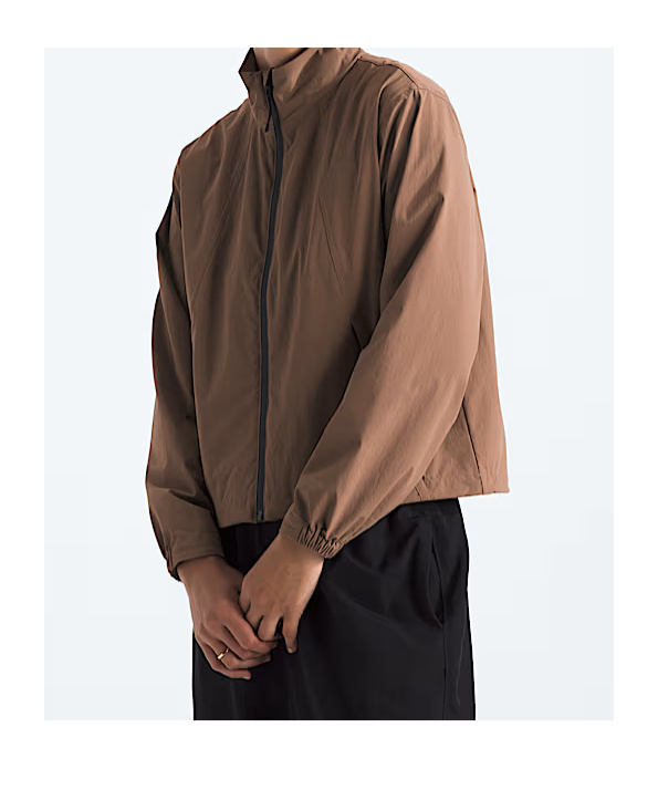 Shop The North Face Womens North Dome Wind Jacket In Latte
