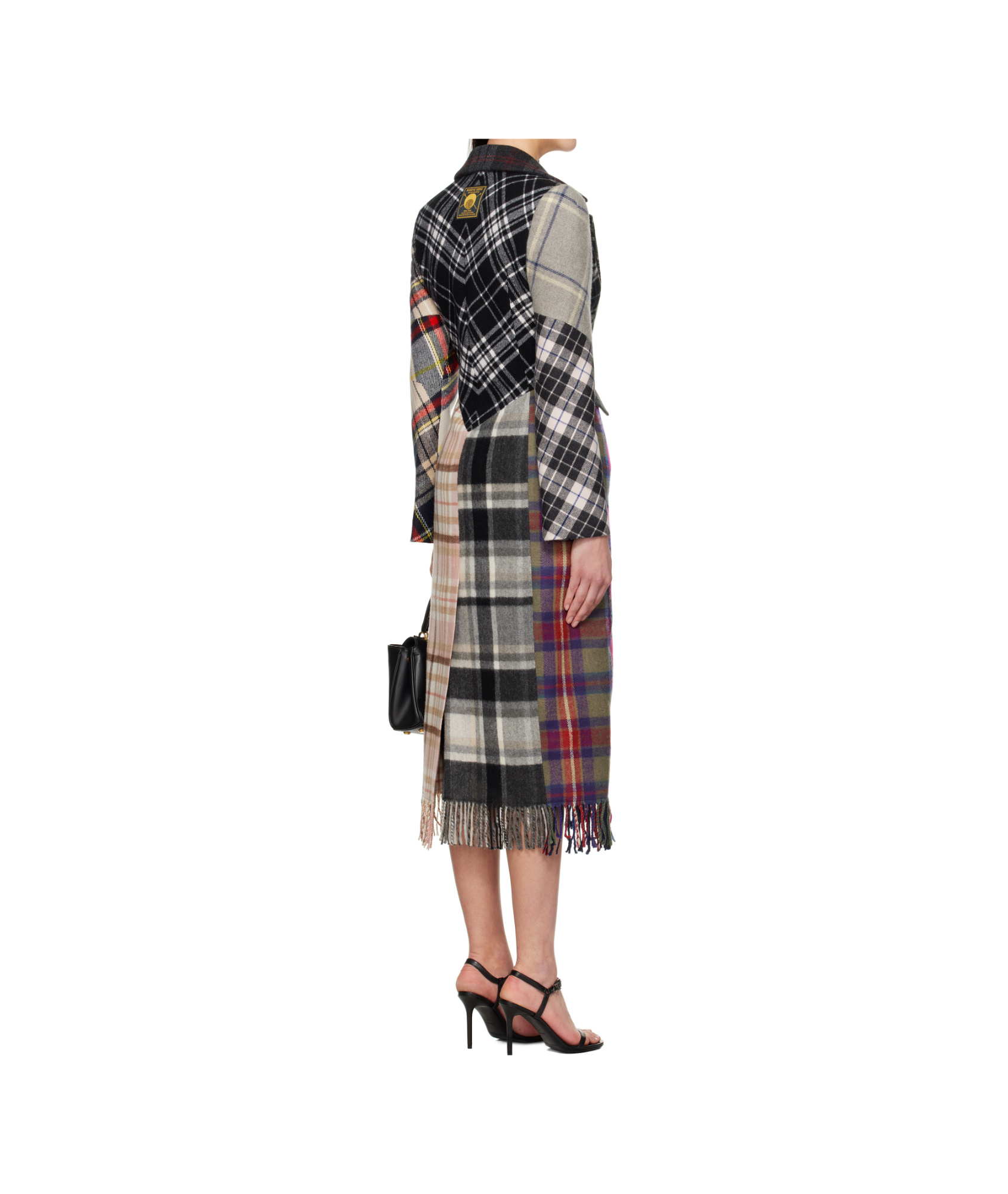 Marine Serre A Color-blocking Patchwork Coat