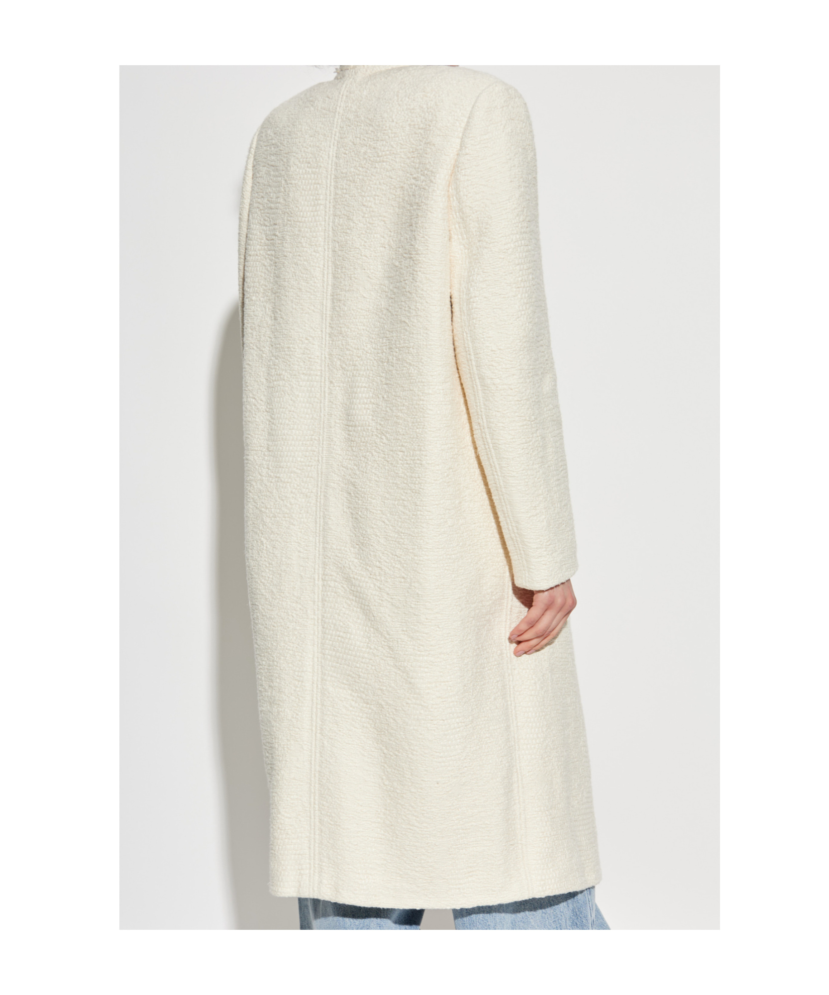 Isabel Marant Gameia Cotton And Linen Coat In White