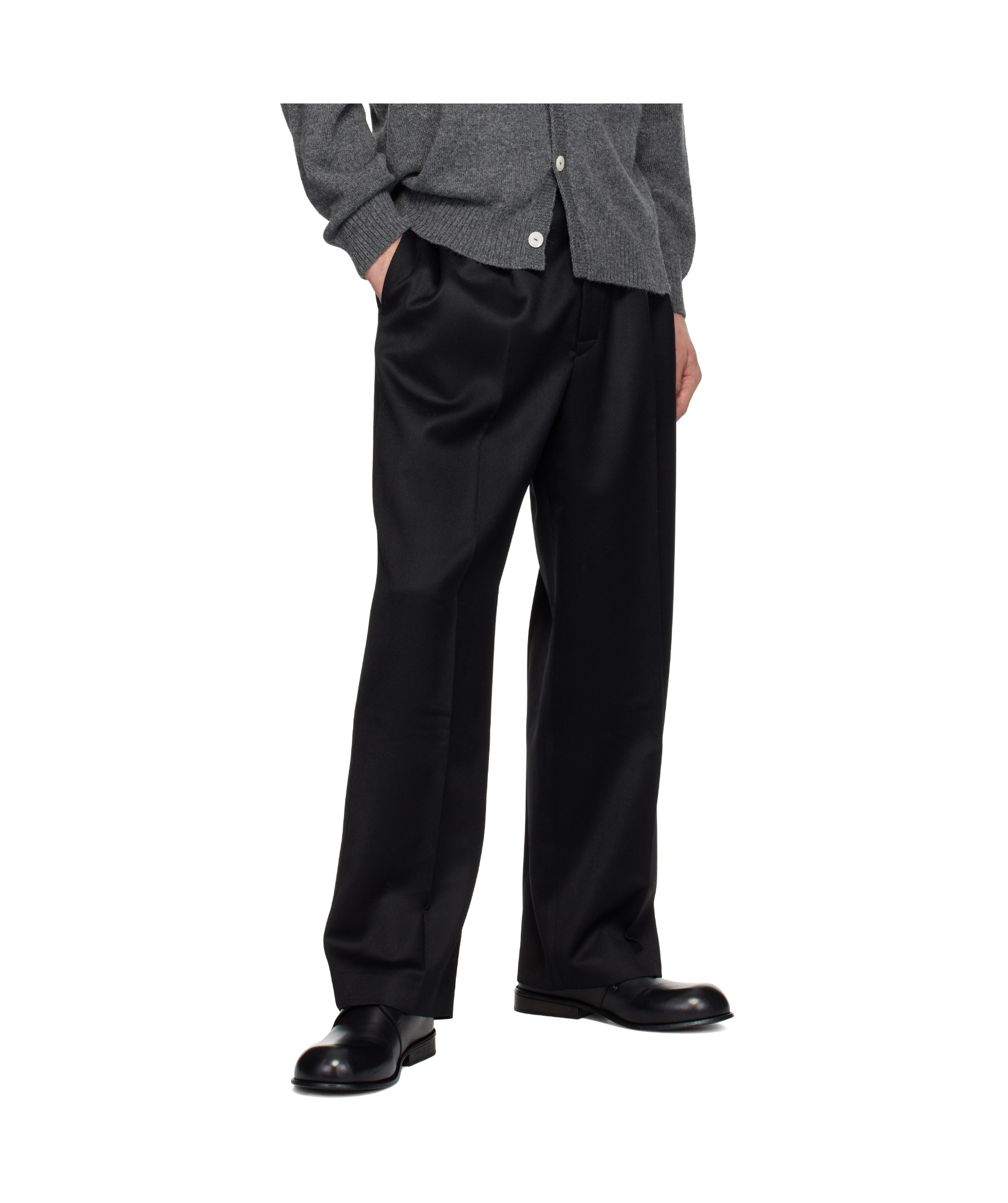 Bode Barathea Mcnab Trousers In Black