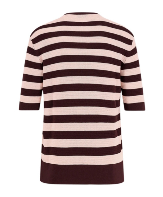 Laneus Brown Cotton Sweater In Nude