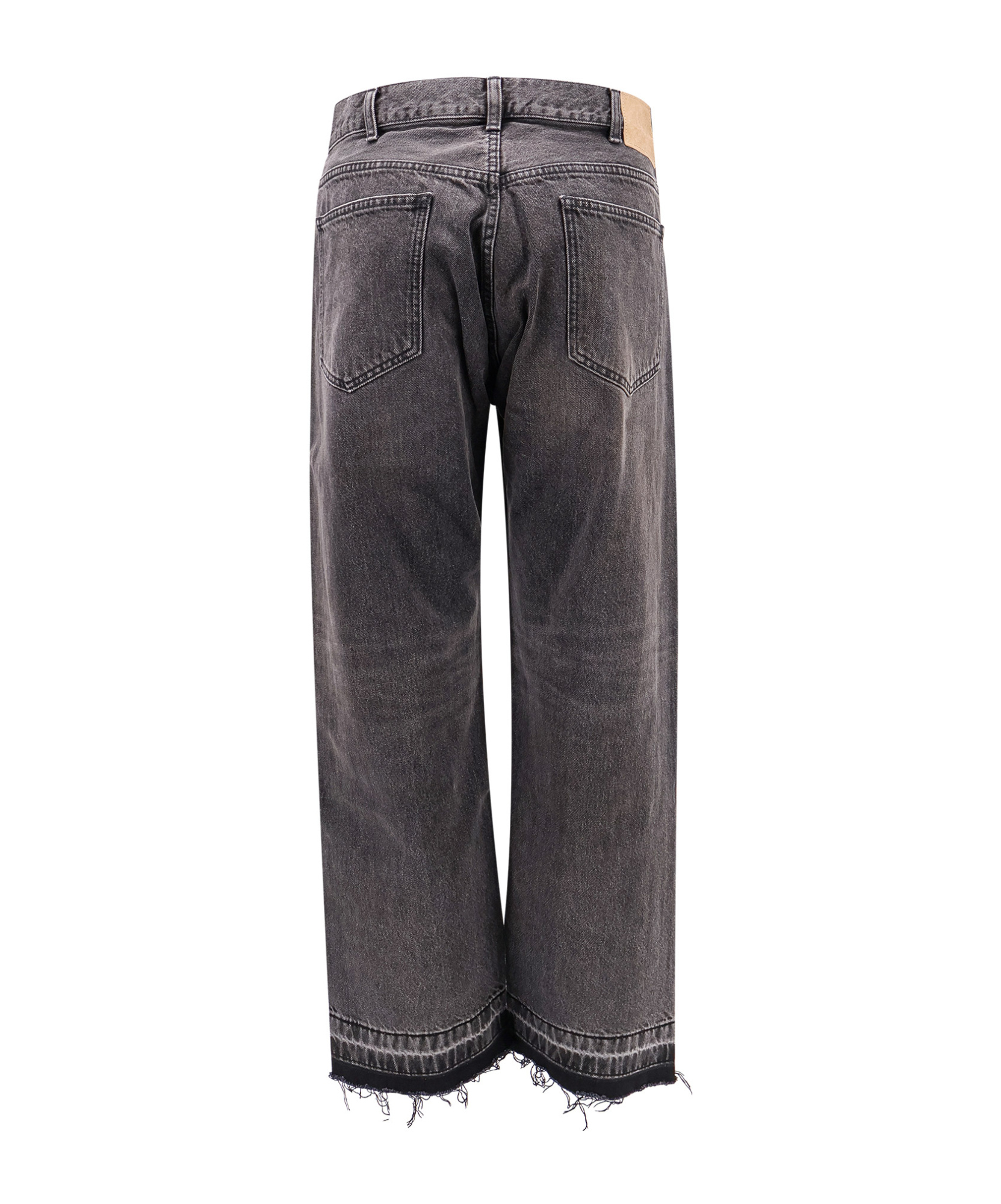 Celine Straight Leg Trousers Faded Effect In Gray