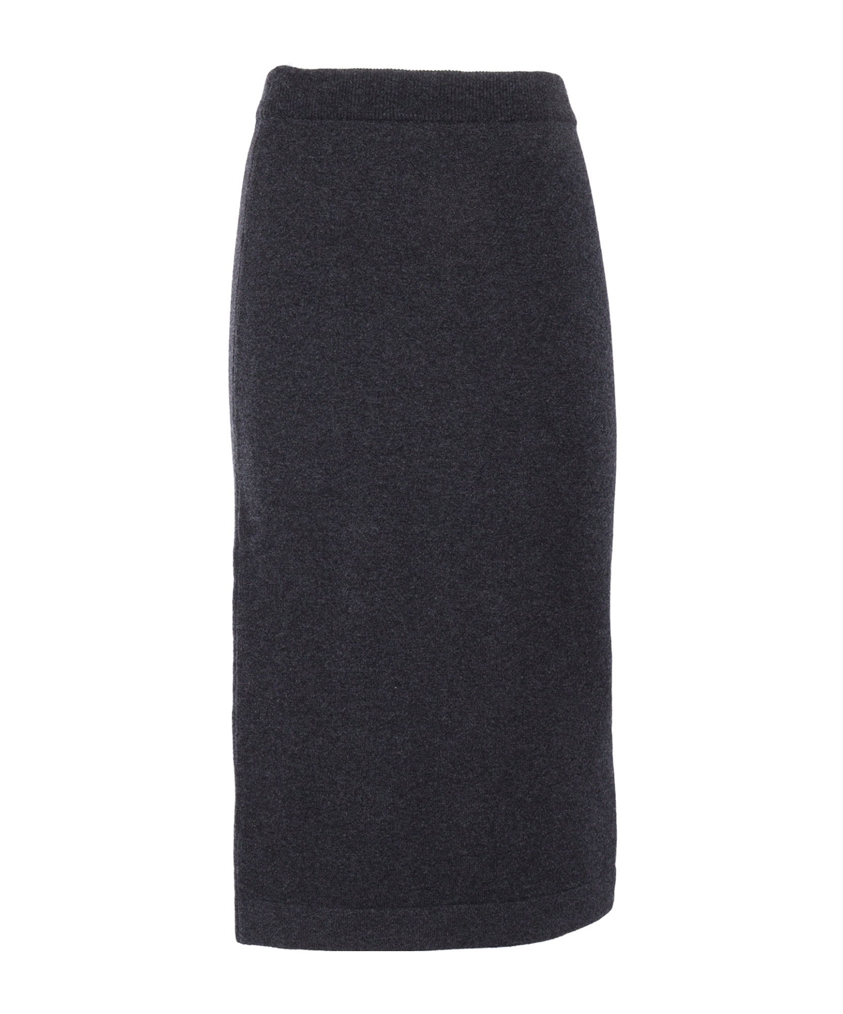 Shop Alberta Ferretti Knitted Skirt In Black
