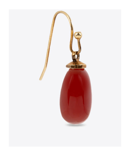 Dries Van Noten Pendant Earrings In Red