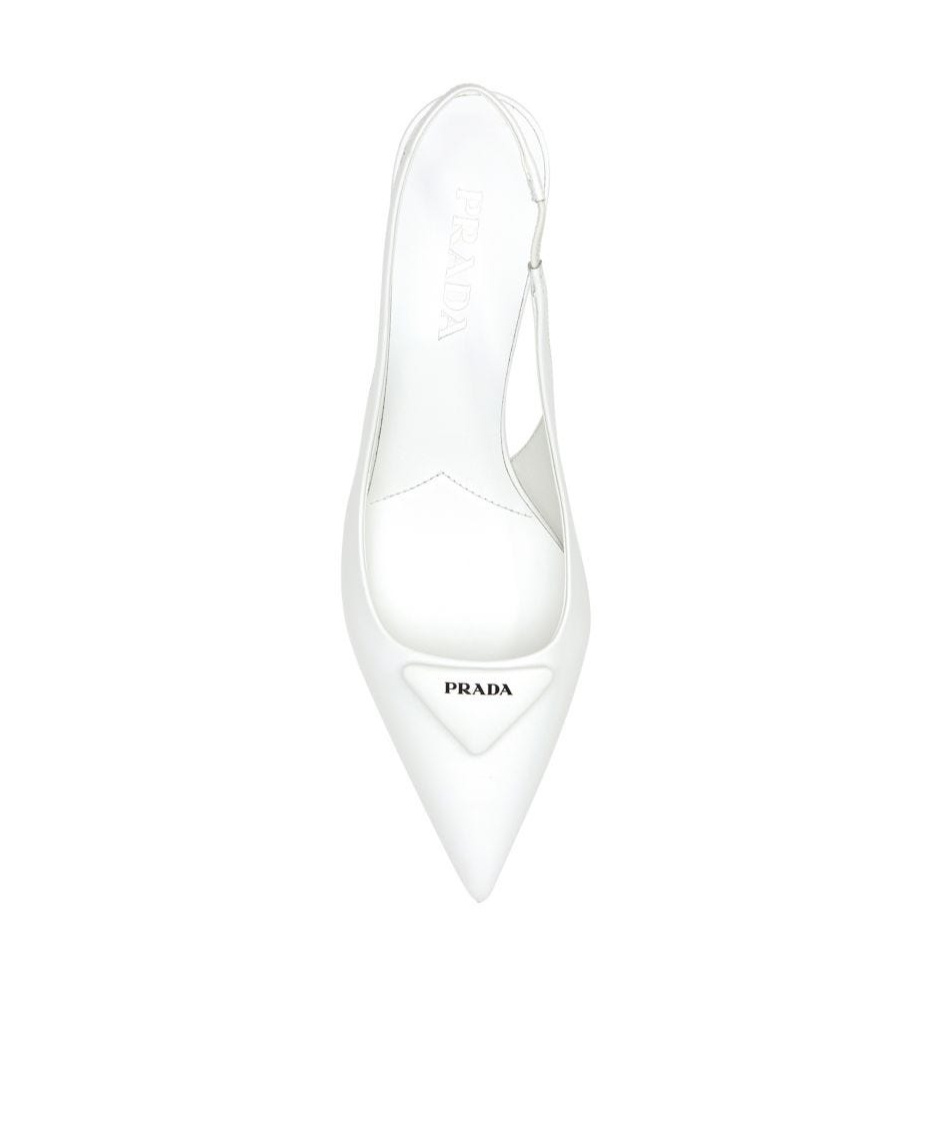 Prada Pointed Toe Slingback Pumps In Multi