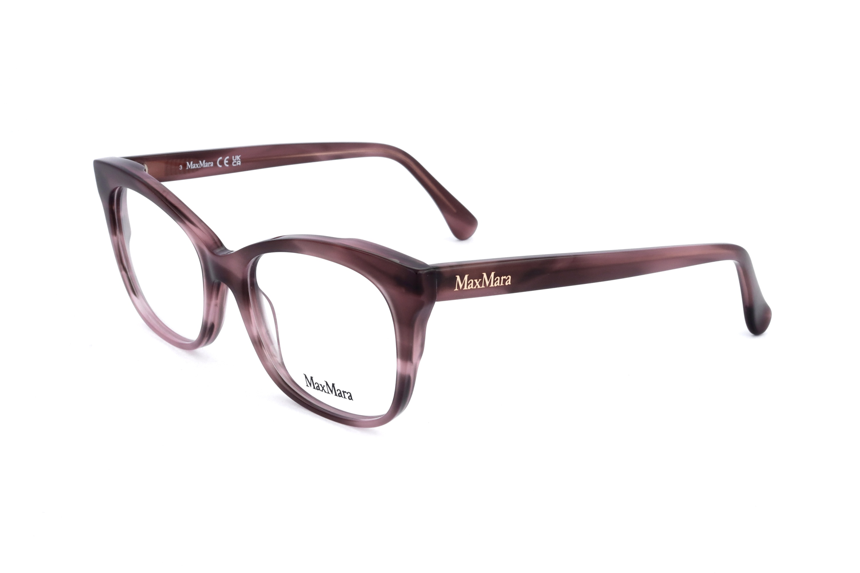 Max Mara Full-frame Plain Mirror In Purple