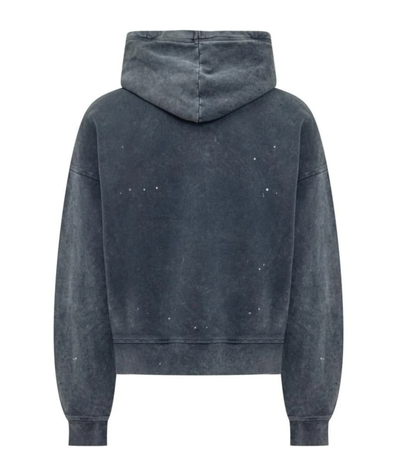 Dsquared2 Long-sleeved Hooded Hoodie In Black